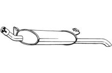 Zadní tlumič výfuku KLOKKERHOLM 185-141