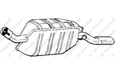 Zadní tlumič výfuku KLOKKERHOLM 185-227