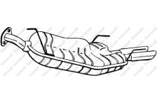 Zadní tlumič výfuku KLOKKERHOLM 185-407