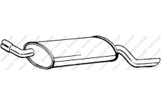 Zadní tlumič výfuku KLOKKERHOLM 185-439