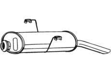 Zadní tlumič výfuku KLOKKERHOLM 190-943