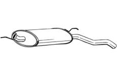 Zadní tlumič výfuku KLOKKERHOLM 200-165