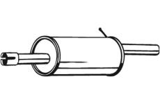 Zadní tlumič výfuku KLOKKERHOLM 200-015