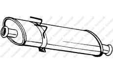 Střední tlumič výfuku KLOKKERHOLM 200-825