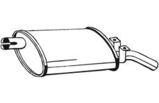 Zadní tlumič výfuku KLOKKERHOLM 200-953