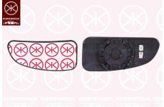 Sklo do zrcátka, vnější zrcátko KLOKKERHOLM 20921072