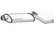 Zadní tlumič výfuku KLOKKERHOLM 215-211