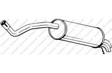 Zadní tlumič výfuku KLOKKERHOLM 278-717