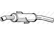 Střední tlumič výfuku KLOKKERHOLM 228-465