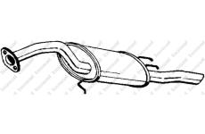 Zadní tlumič výfuku KLOKKERHOLM 228-897