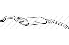 Zadní tlumič výfuku KLOKKERHOLM 233-377