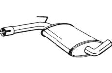 Střední tlumič výfuku KLOKKERHOLM 233-491