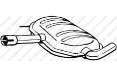 Střední tlumič výfuku KLOKKERHOLM 233-487