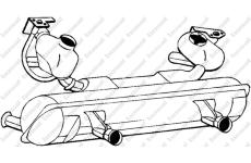 Zadní tlumič výfuku KLOKKERHOLM 233-867