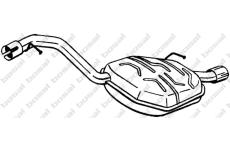 Zadní tlumič výfuku KLOKKERHOLM 235-239