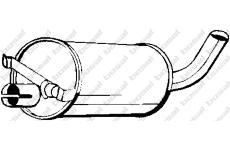 Střední tlumič výfuku KLOKKERHOLM 235-909