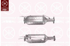 Filtr pevnych castic, vyfukovy system KLOKKERHOLM 25568601