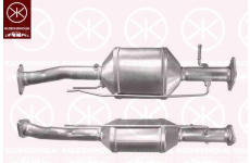 Filtr pevnych castic, vyfukovy system KLOKKERHOLM 25788600