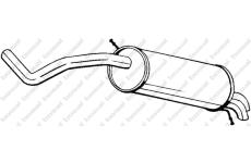 Zadní tlumič výfuku KLOKKERHOLM 278-107