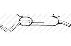 Zadní tlumič výfuku KLOKKERHOLM 200-229