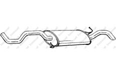 Zadní tlumič výfuku KLOKKERHOLM 281-373