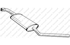 Střední tlumič výfuku KLOKKERHOLM 281-737