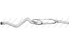 Zadní tlumič výfuku KLOKKERHOLM 282-205