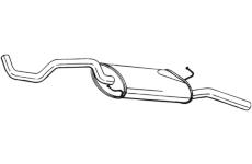 Zadní tlumič výfuku KLOKKERHOLM 282-463