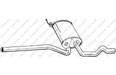 Střední tlumič výfuku KLOKKERHOLM 282-703