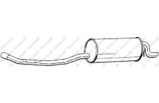 Zadní tlumič výfuku KLOKKERHOLM 283-139