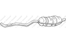 Zadní tlumič výfuku KLOKKERHOLM 283-277