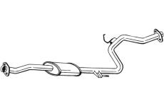 Střední tlumič výfuku KLOKKERHOLM 283-809