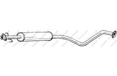 Střední tlumič výfuku KLOKKERHOLM 284-411