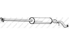 Střední tlumič výfuku KLOKKERHOLM 287-513
