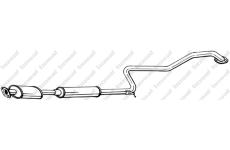 Střední tlumič výfuku KLOKKERHOLM 288-577