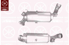 Filtr pevnych castic, vyfukovy system KLOKKERHOLM 35188600