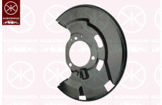 Ochranný plech proti rozstřikování, brzdový kotouč KLOKKERHOLM 5053374