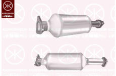 Filtr pevnych castic, vyfukovy system KLOKKERHOLM 68148601