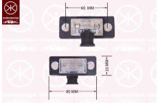 Osvětlení SPZ KLOKKERHOLM 75140850