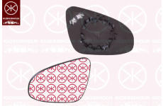 Sklo do zrcátka, vnější zrcátko KLOKKERHOLM 81641064