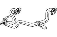 Výfuková trubka KLOKKERHOLM 837-445