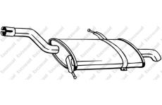 Zadní tlumič výfuku KLOKKERHOLM 135-125