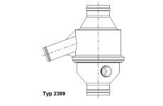 Termostat, chladivo BorgWarner (Wahler) 2389.75/1
