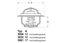 Termostat, chladivo WAHLER 3032.80