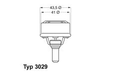 Termostat, chladivo BorgWarner (Wahler) 3029.92