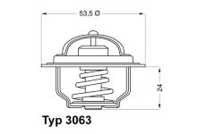 Termostat, chladivo WAHLER 3063.75