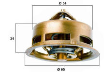 Termostat, chladivo WAHLER 3096.75