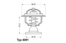 Termostat, chladivo WAHLER 4091.82D