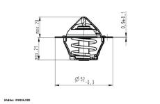 Termostat, chladivo WAHLER 410806.88D