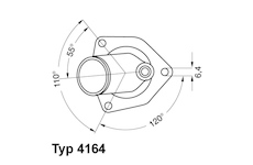 Termostat, chladivo WAHLER 4164.92D